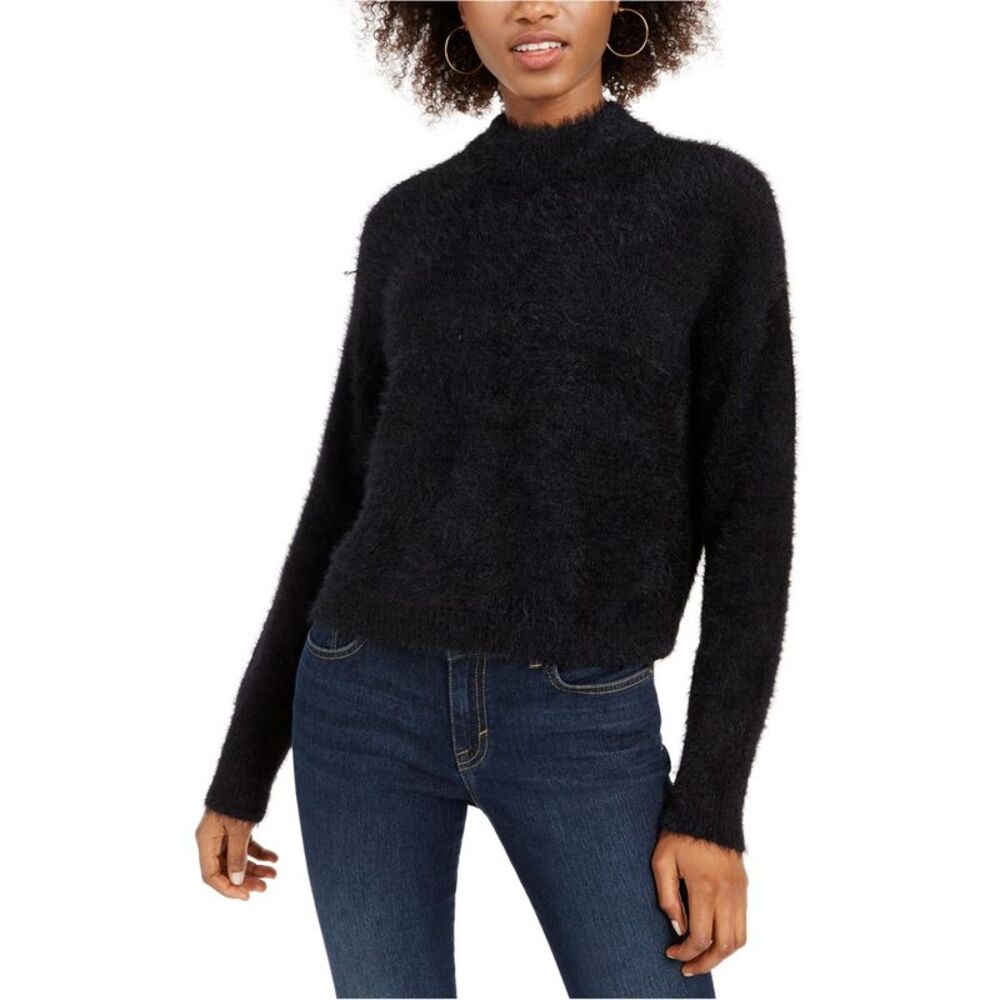 SUN + MOON Womens Fuzzy Pullover Sweater, NWT
